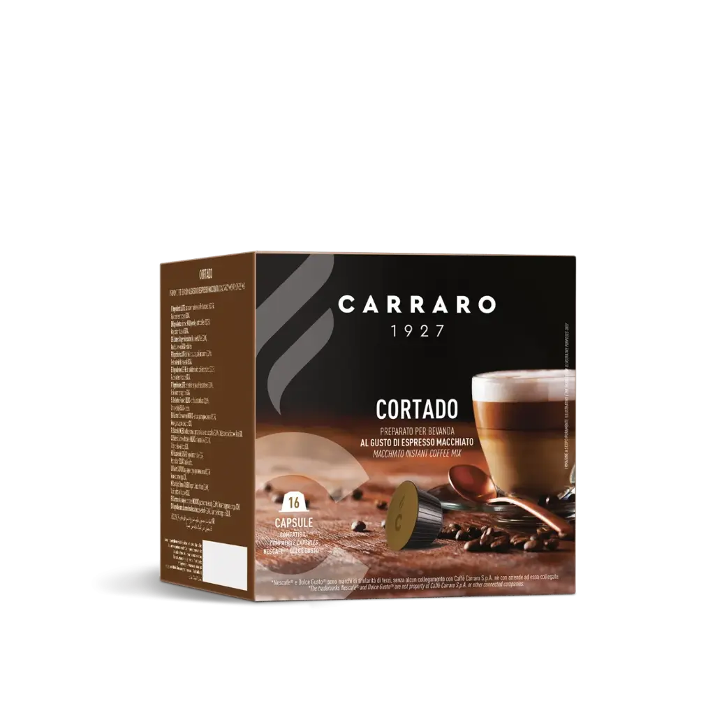 Carraro Cortado Gusto Compatible (16 Capsule Pack)  