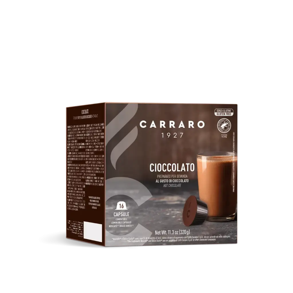 Carraro Cioccolato Gusto Compatible (16 Capsule Pack)  