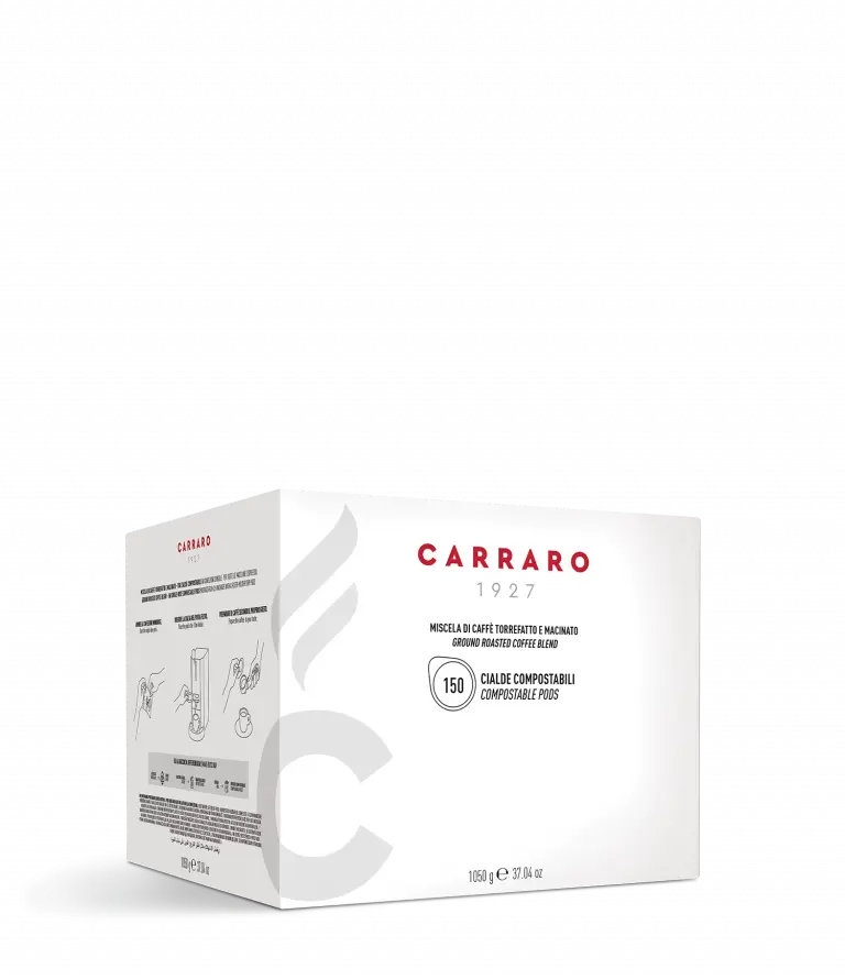 Carraro 1927 Espresso Aroma ESE Cialde Coffee - 150 Pods